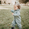 The Coverall | Kids Onesie | Baby Romper | Outdoors | Winter Onesie - In the color Morning Dew
